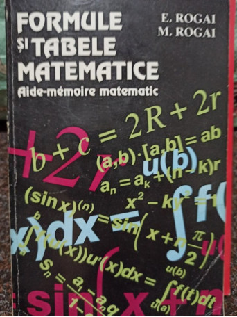 Formule si tabele matematice