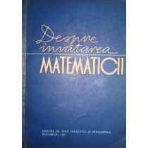 Despre invatarea matematicii