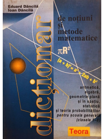 Dictionar de notiuni si metode matematice
