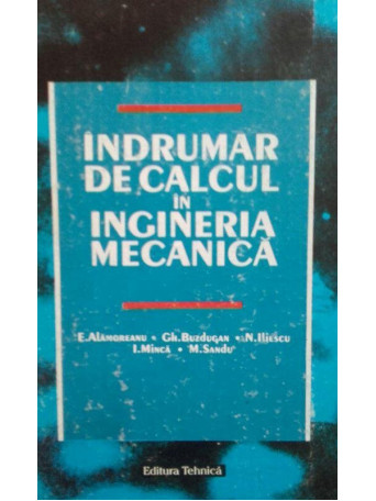 Indrumar de calcul in ingineria mecanica