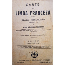 Carte de limba franceza pentru clasa I secundara