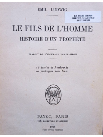 Le fils de l'homme