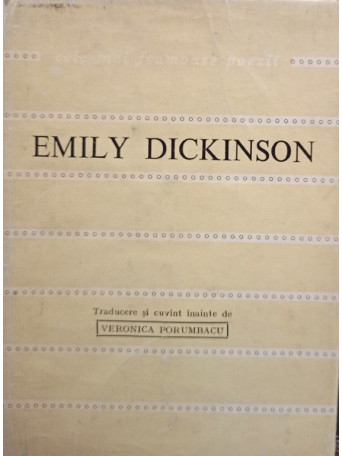 Emily Dickinson - Poeme - 1977 - Brosata