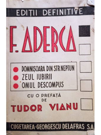 Domnisoara din Str. Neptun - Zeul iubirii - Omul descompus