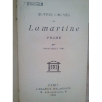 Oeuvres choisies de Lamartine