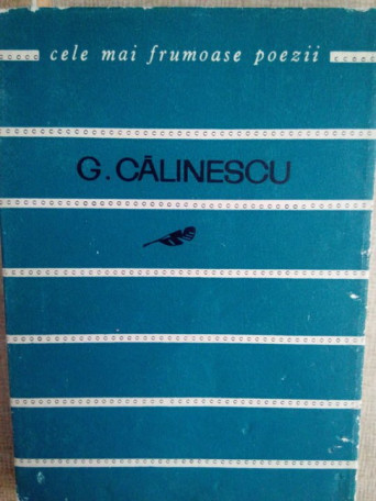 G. Calinescu - Poezii - 1966 - Brosata