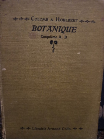G. Colomb - Botanique - 1917 - Cartonata