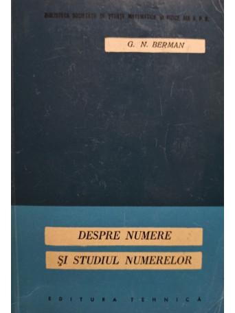 Despre numere si studiul numerelor