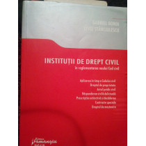Institutii de drept civil in reglementarea noului Cod civil