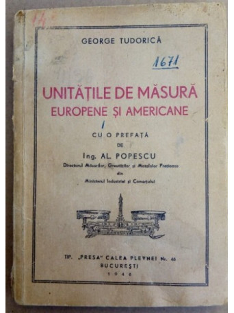 UNITATILE DE MASURA EUROPENE SI AMERICANE