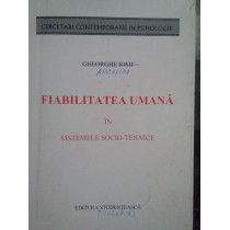 Fiabilitatea umana in sistemele socio-tehnice