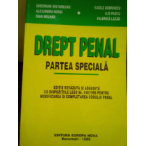 Drept penal. Partea speciala