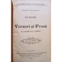 Scrieri in versuri si prosa