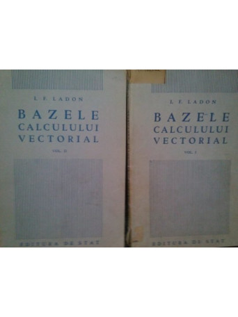 Bazele calculului vectorial 2 vol.