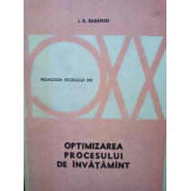 Optimizarea procesului de invatamant
