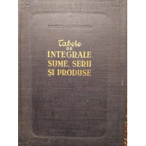 Tabele de integrale sume, serii si produse