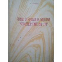 Planul de operatii in industria produselor finite din lemn