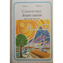 Cunostinte despre natura - Manual pentru clasa a IIIa