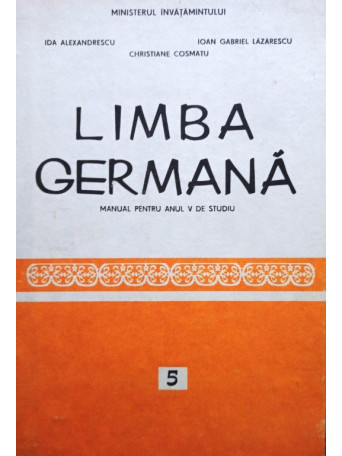 Limba germana - Manual pentru anul V de studiu