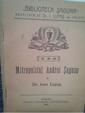 Mitropolitul Andrei Saguna