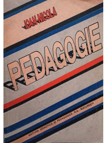 Ioan Nicola - Pedagogie - 1994 - Brosata