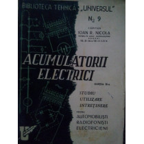 Acumulatorii electrici