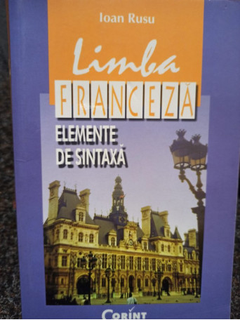 Limba franceza elemente de sintaxa