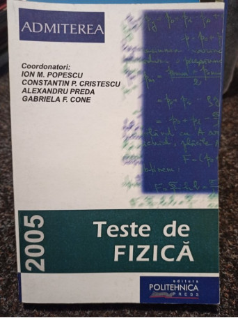 Teste de fizica 2005