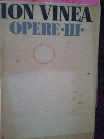 Opere, vol. III
