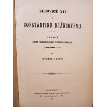 Ludovicu XIV si Constantinu Brancoveanu