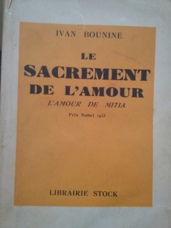 Le sacrement de l'amour