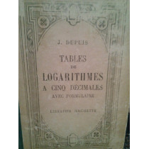 Tables de logarithmes a cinq decimales avec formulaire