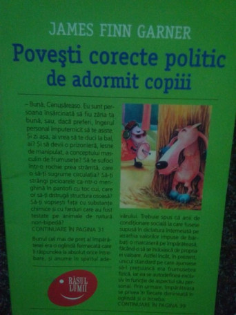 Povesti corecte politic de adormit copii