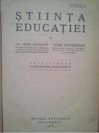Stiinta educatiei