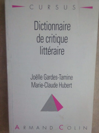 Dictionnaire de critique litteraire