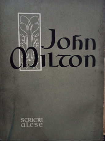 John Milton - Scrieri alese - 1959 - Brosata