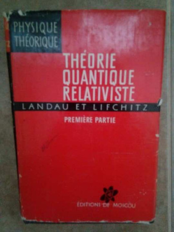 Theorie quantique relativiste