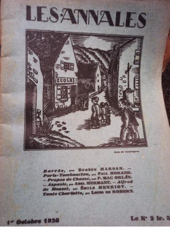Les annales politiques et litteraires, nr. 2, 1 octobre 1928