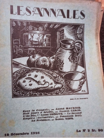 Les annales politiques et litteraires, nr. 2, 15 Decembre 1928
