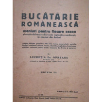 Bucatarie romaneasca. Meniuri pentru fiecare sezon
