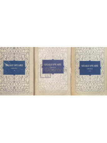 Shakespeare - Opere, 3 vol. - 1955 / 1956 - Brosata