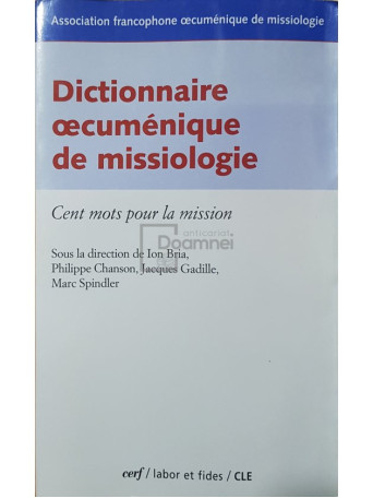 Ion Bria - Dictionnaire oecumenique de missiologie - 2001 - Brosata