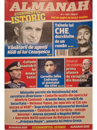 Dan Andronic - Almanah Evenimentul istoric, nr. 1 - 2020 - 2020 - Brosata