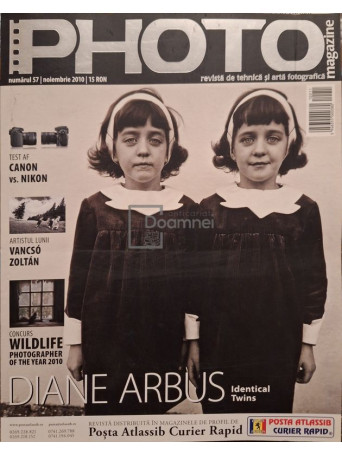 Revista Photo magazine, vol. 57 - Diane Arbus, identical twins - 2010 - Brosata