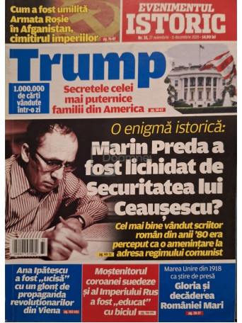 Evenimentul istoric, vol. 33 - 2020 - Brosata