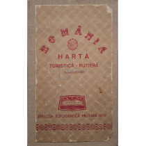 Romania - Harta turistica-rutiera