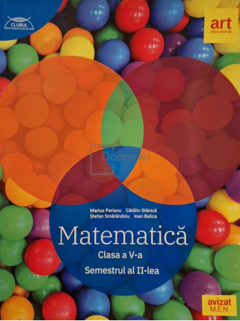 Marius Perianu - Matematica - Clasa a V-a, semestrul al II-lea - 2020 - Brosata