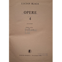 Opere, vol. 4 - Teatru