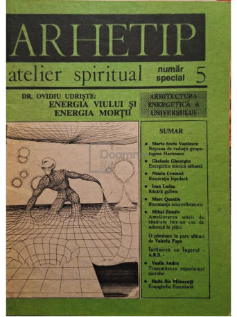 Ovidiu Udriste - Arhetip - Atelier spiritual, nr. 5 - Brosata