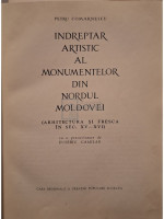 Indreptar artistic al monumentelor din Nordul Moldovei